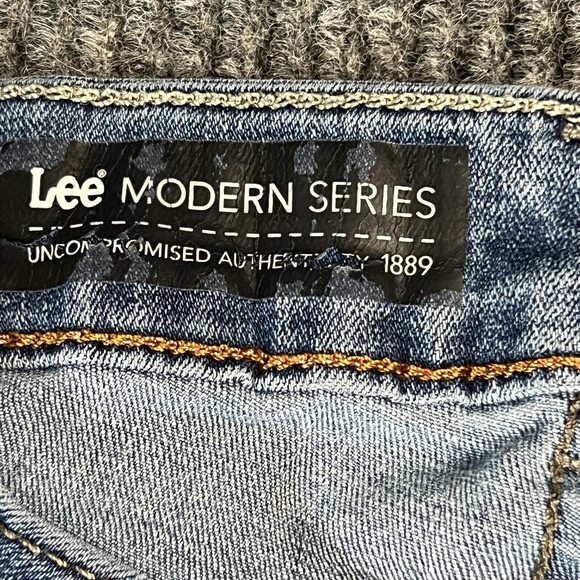Lee Modern Series Jeans Womens 8 Short (28x29) Curvy Fit Bootcut Denim Pants - Picture 11 of 16